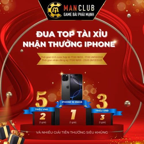 Đua Top Tài Xỉu Manclub Trúng iPhone Xịn Manclub Web Chính Thức Đăng Nhập Tại Manclub Online Cực Nhanh Đua Top Tài Xỉu Manclub Trúng iPhone Xịn